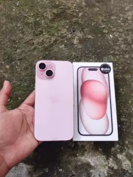 iPhone 15 128GB Pink Resmi Fullset