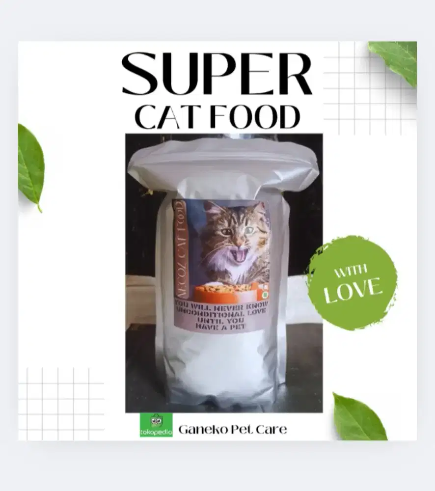 1KG PAKAN MAKANAN PENGGEMUK KUCING CAT FOOD LARIS REKOMENDASI PERSIA