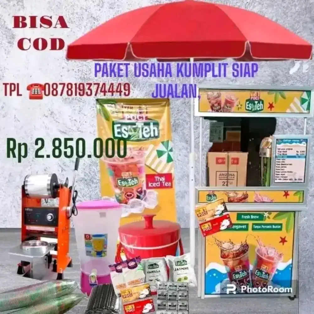 Paket usaha esteh poci