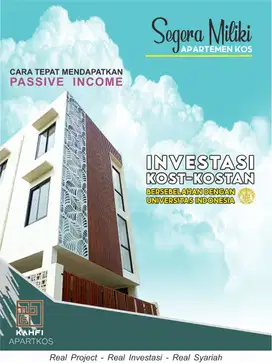 Jual Rumah Kos Kosan UI di Pintu Kutek UI SHM Full Furniture 10KT