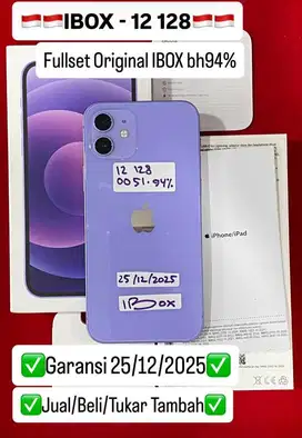 Iphone 12 128 Gb Purple Resmi ibox garansi on