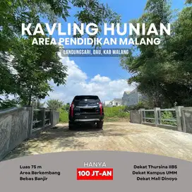 Tanah Dijual Klandungan Malang, Posisi Bagus Dekat UMM 5 Menit