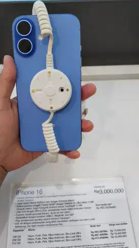 PROMO BUNGA O% iphone 16 ram 128