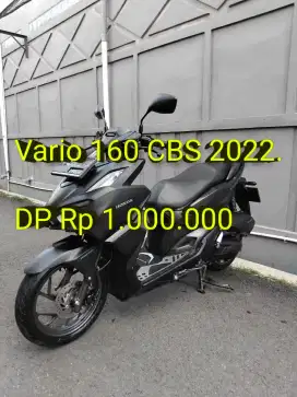 Vario 160 2022. Pajak Panjang. Mulus. Standar. Ban OK. Cash/Kredit/TT
