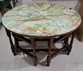Meja Makan Jati ASLI.. +- 70 th
