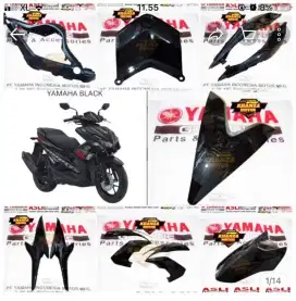 Body set aerox old waran putih mutiara