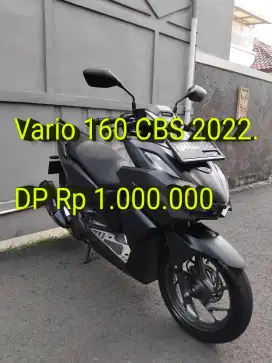 Vario 160 2022. Pajak Panjang. Mulus. Standar. Ban OK. Cash/Kredit/TT
