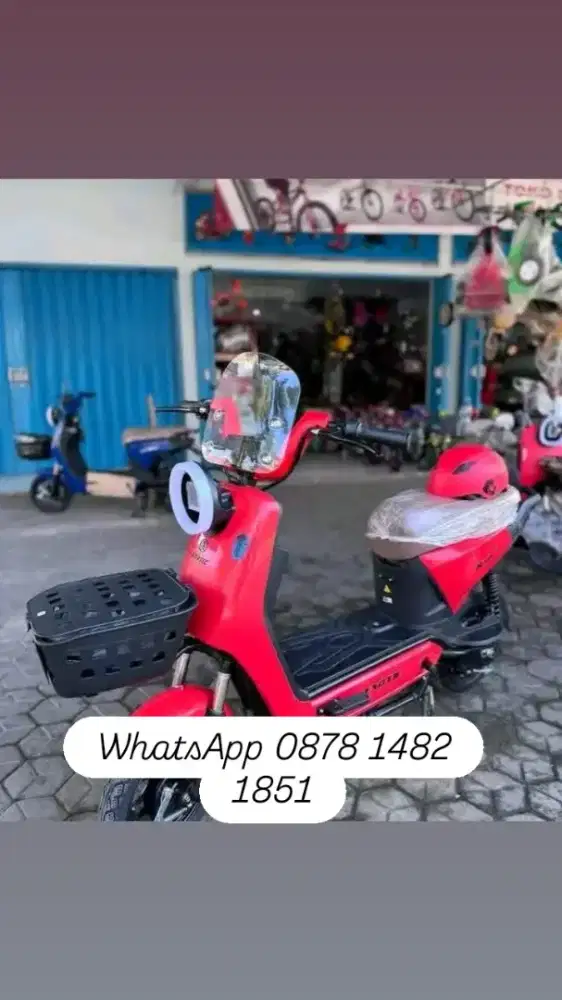 Menjual berbagai jenis sepeda listrik