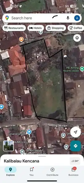 Tanah untuk townhouse