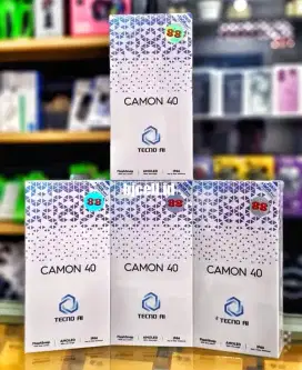TECNO CAMON 40 8/256 NEW SEGEL PROMO TERMURAH
