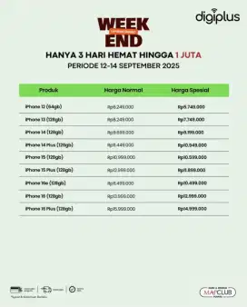 Promo menarik Digiplus The park Pejaten khusus weekend ini!
