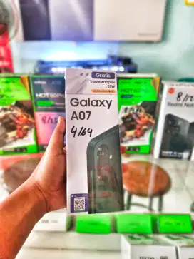 SAMSUNG A07 4/64 NEW SEGEL PROMO TERMURAH
