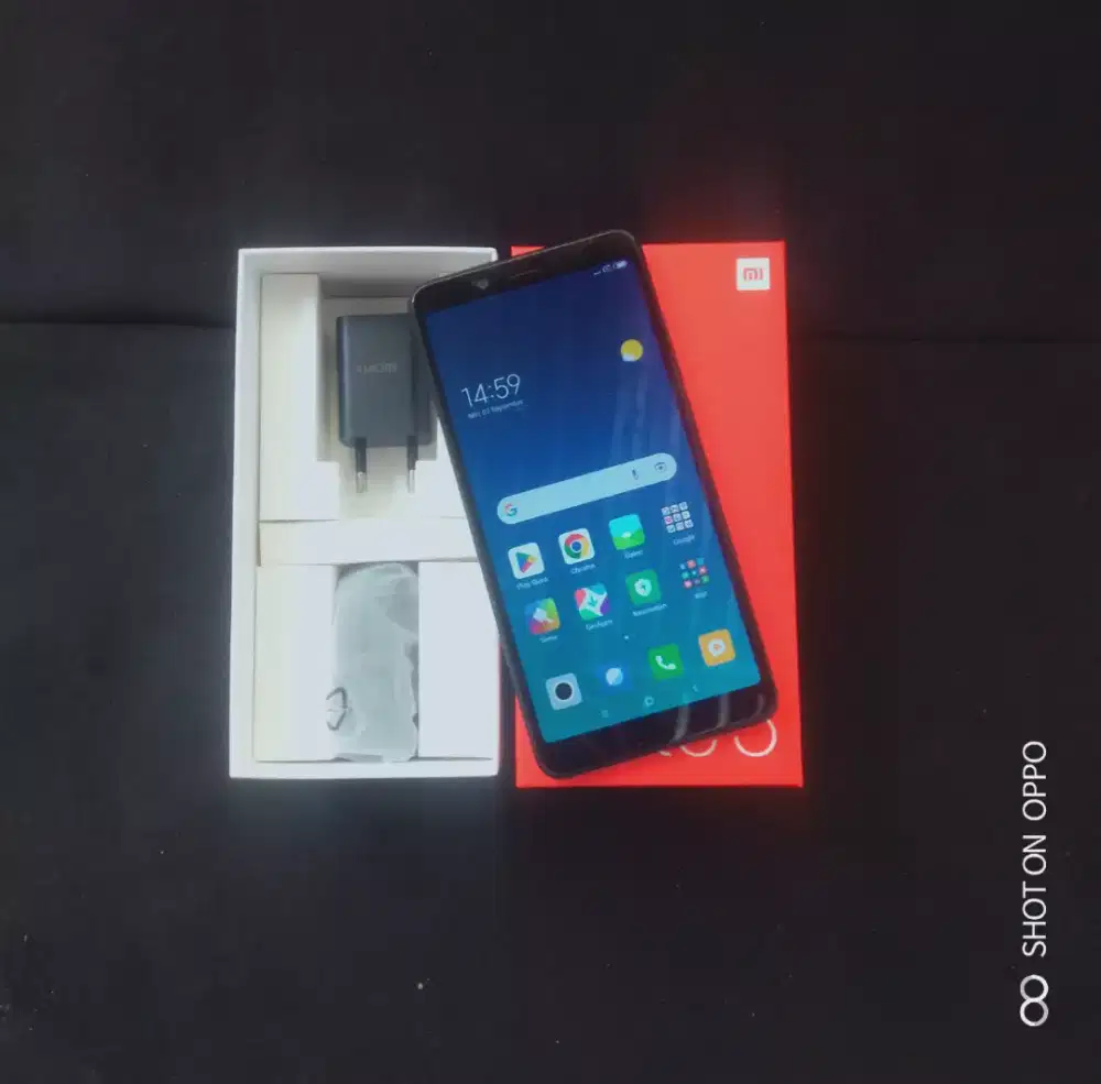 redmi note 5 ram 6/128gb hitam original .,