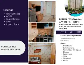 Apartemen Kalibata City Green Palace Nyaman Siap Huni Dijual/Disewakan