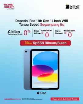 Cicilan bunga 0% ipad a16