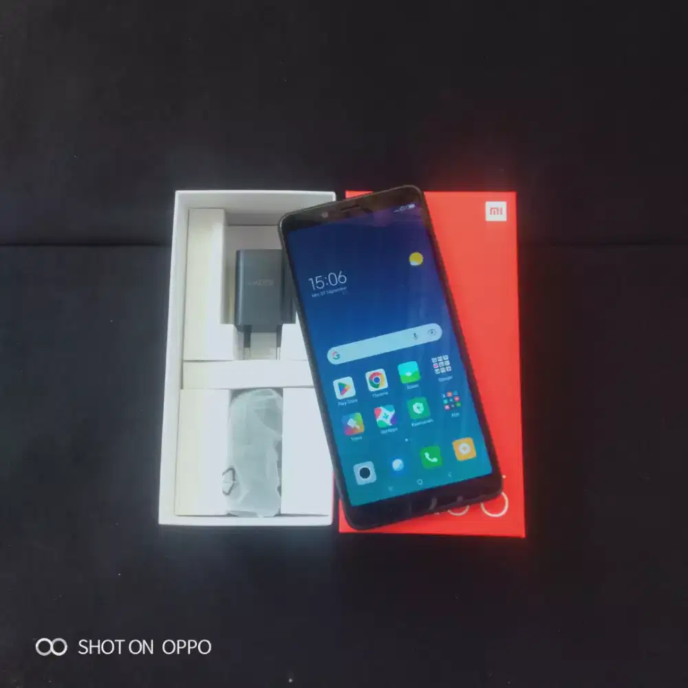 redmi note 5 ram 6/128gb hitam original ._