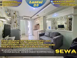 Dapatkan Sekarang! 2BR FullFurnished SampingMall Hanya Di Bassura City