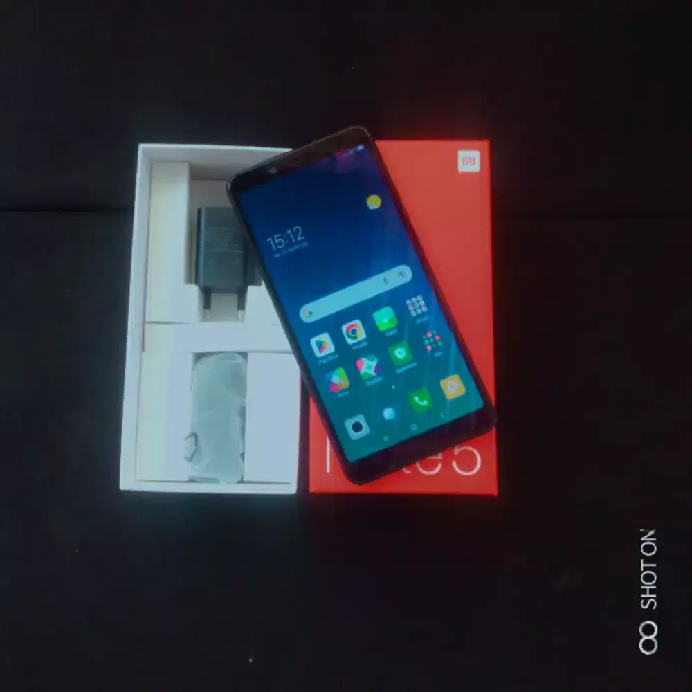 redmi note 5 ram 6/128gb hitam original .'