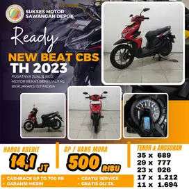 PROMO CASH KREDIT HONDA NEW BEAT CBS LED TH 2023 MULUS BERGARANSI