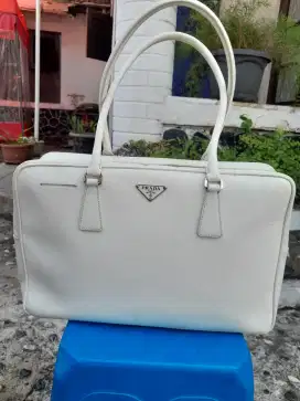 Shoulder Bag Prada White Original