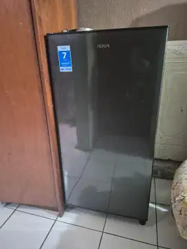 Kulkas 1pintu Aqua siap pakai