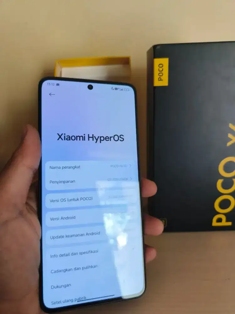 Xiaomi poco X6 5G 12GB full set