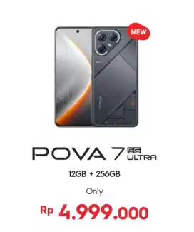 (1325) TECNO POVA 7 ULTRA 5G 12/256GB GRATIS POWERBANK || BISA CICILAN