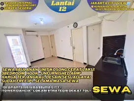 Disewakan Unit Kosongan 3BR HOOK UNFURNISHED View Kota Di Bassura City
