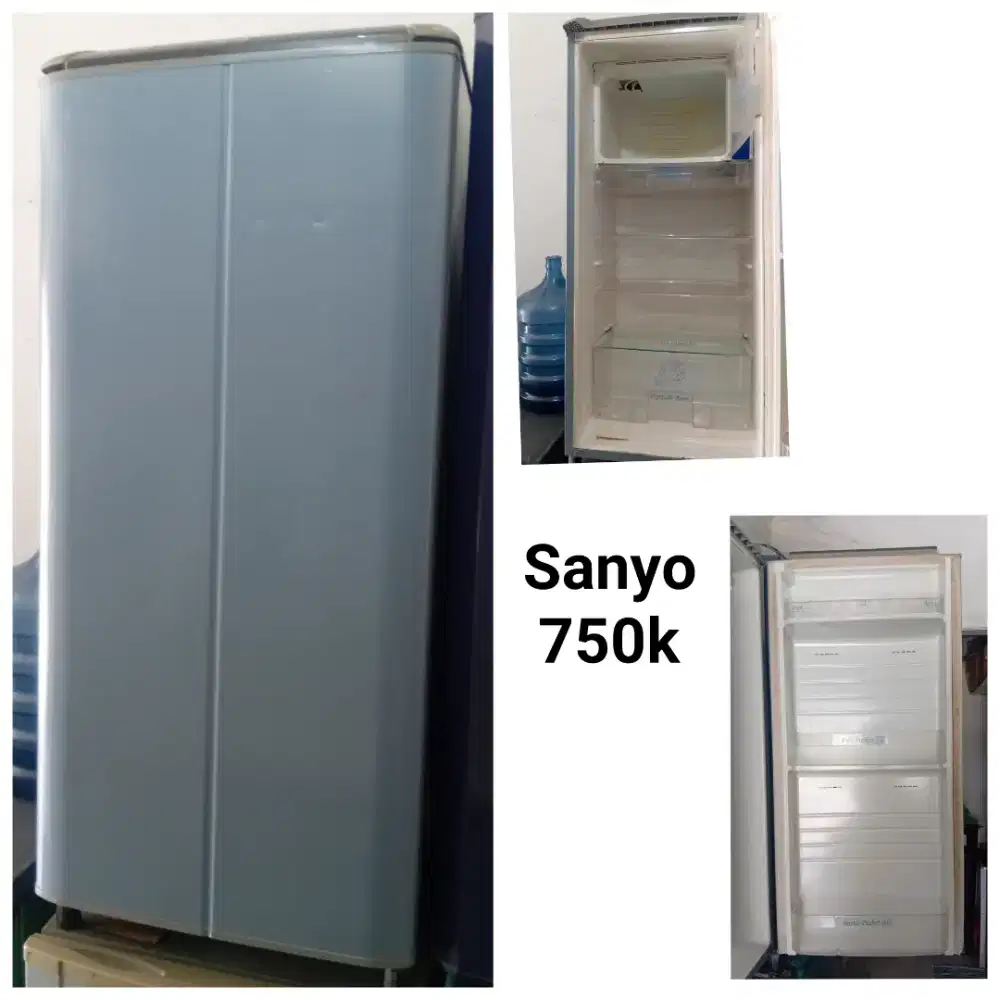 Kulkas SANYO bekas bergaransi