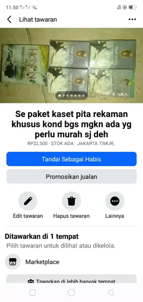 Se paket kaset pita rekaman jadul kond bgs mgkn ada yg tertarik murah2