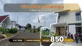 Rumah Villa Cocok Untuk Slow living di Batu Akses Mudah Ke Wisata