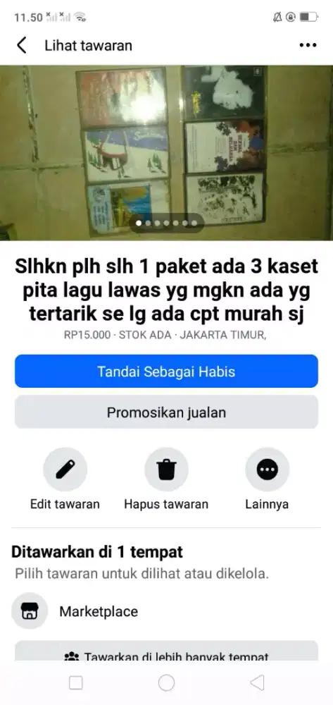 Slhkn plh slh 1 paket ada 3 kaset pita lagu2 lawas mgkn ada yg perlu
