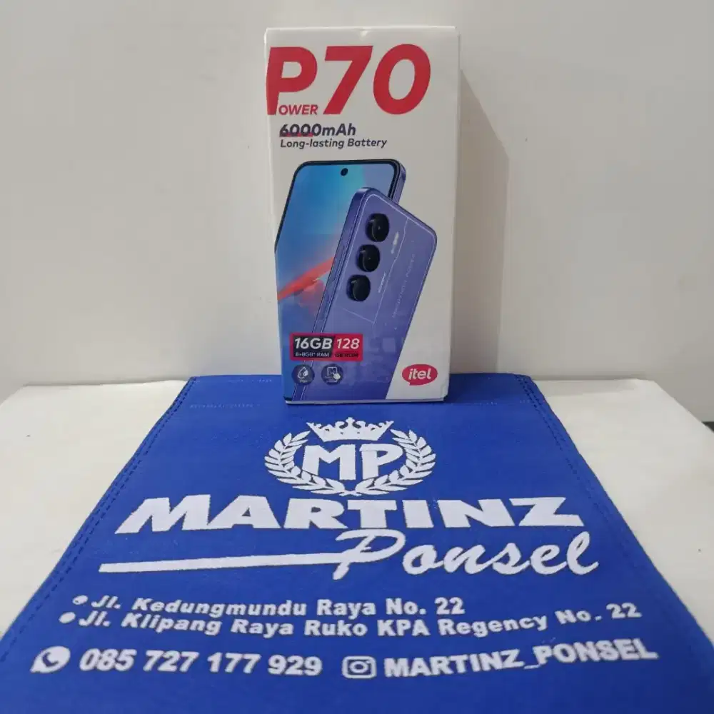 Itel P70 8/128GB Garansi resmi 1 Tahun
