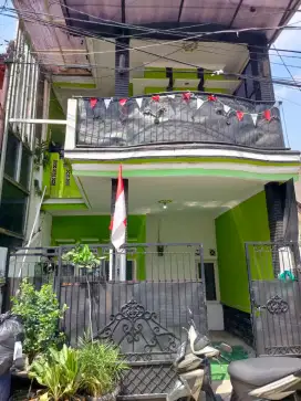 Rumah Permata Biru 2 lantai Air PDAM - SHM Cinunuk Cileunyi Bandung