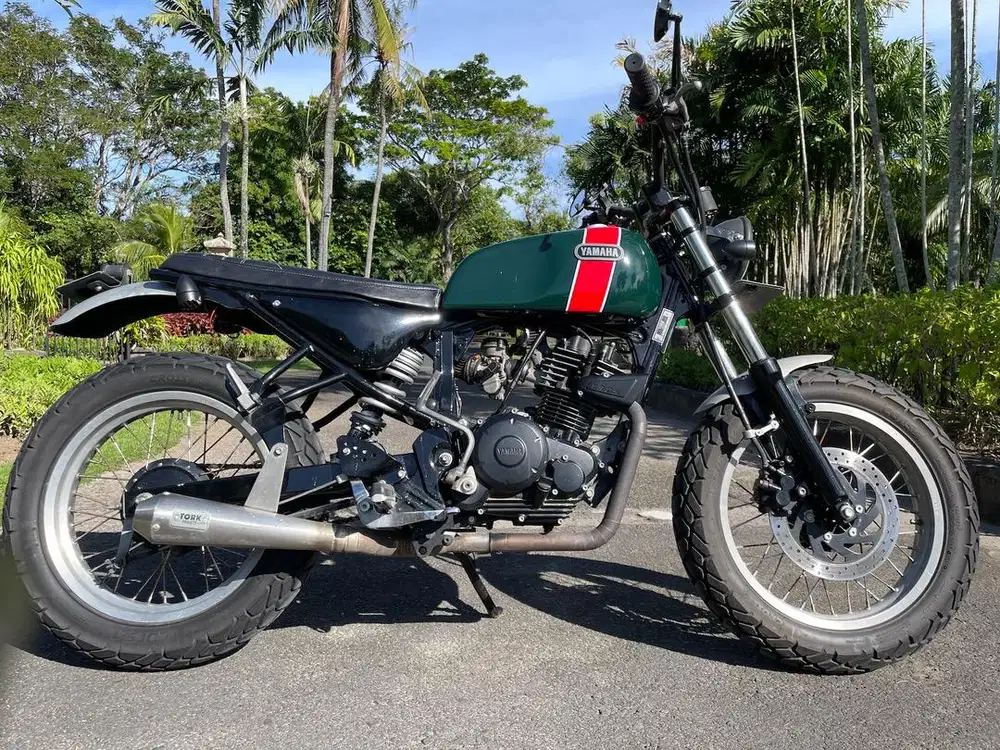 Dijual Custom Scrambler Yamaha Byson 150