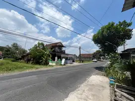 Tanah Mangku Aspal di Kalasan Jl Berbah Dekat Bandara Adisucipto