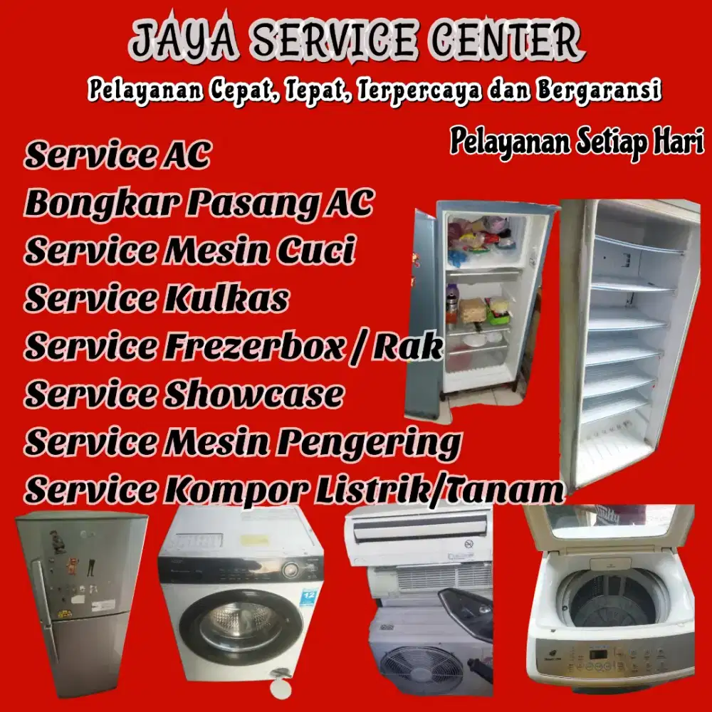 Service Kulkas Frezer Bongkar Pasang AC Mesin Cuci Panggilan Simokerto