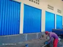 Rolling door folding gate harmonika