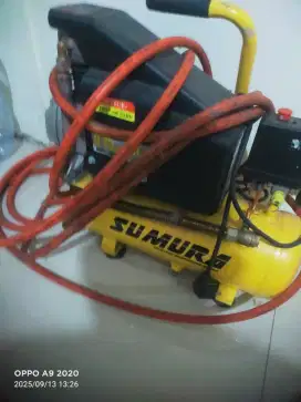 Jual kompresor Sumura SMR75 lengkap seprai gun + selang