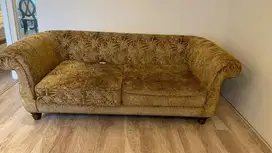 Brown pattern sofa