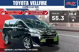 TOYOTA VELLFIRE G ATPM 2019 2.5 AT PILOT SEAT SUNROOF KM.82RB #F6ST