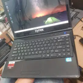 Laptop zyrex intel i3 ram4gb