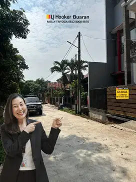 Rumah Modern Jalan Pandan Wangi Perum Bulog Pondok Melati Bekasi
