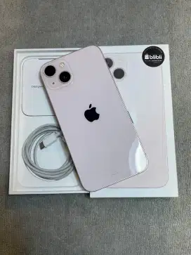 JUAL SECOND IPHONE 13 128GB PINK GARANSI RESMI