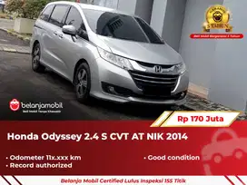 [ GARANSI 5TH ] Honda Odyssey 2.4 S CVT AT Silver 2014/2015