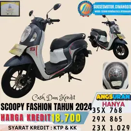 NEW SCOOPY FASHION TERMURAH CASH/KREDIT BISA KLIK PROFIL UNIT LAINYA