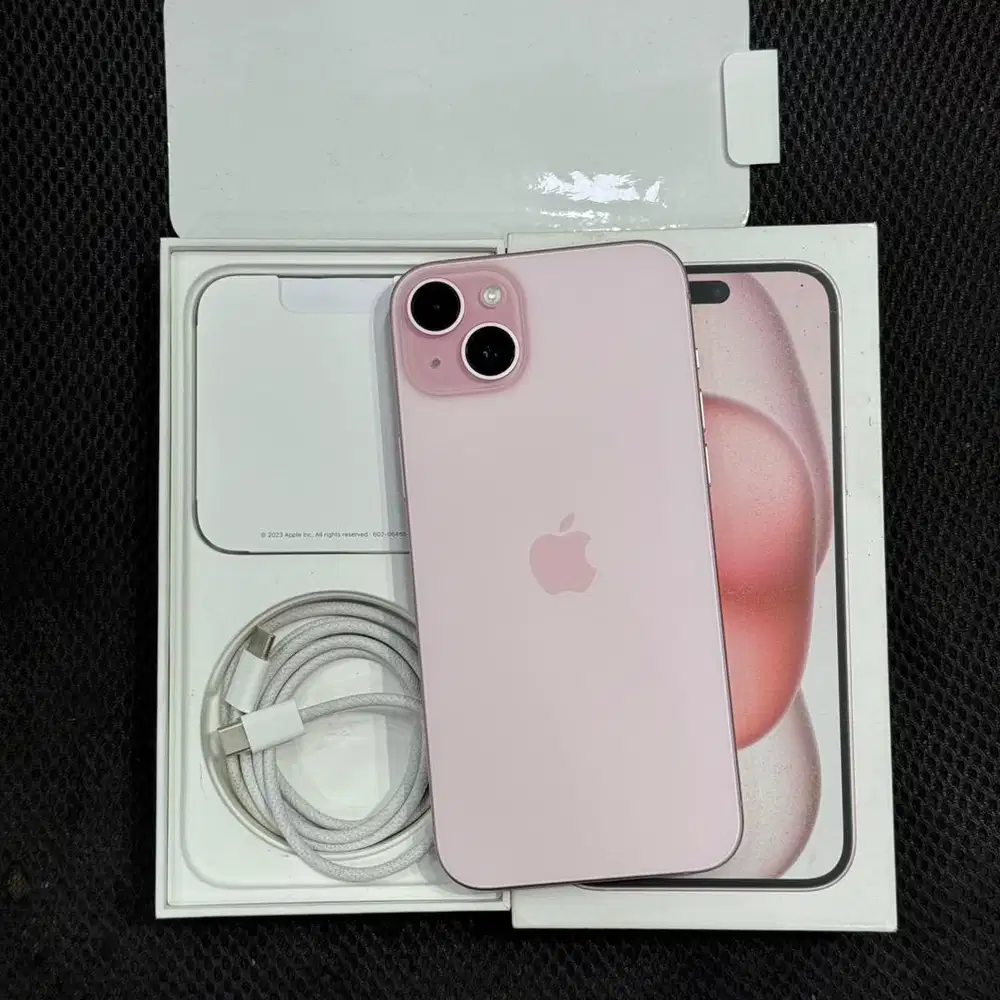 iphone 15 plus 256 ibox garansi mei 2026 bh 100 cc rendah fullset ori
