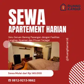 Sewa apartement harian/transit bassura ternyaman