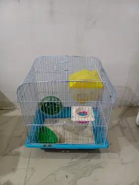 kandang hamster 2 tingkat