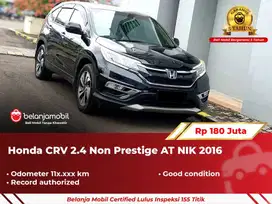 [ GARANSI 5TH ] Honda CRV CR-V CR V 2.4 Non Prestige AT 2016/2017